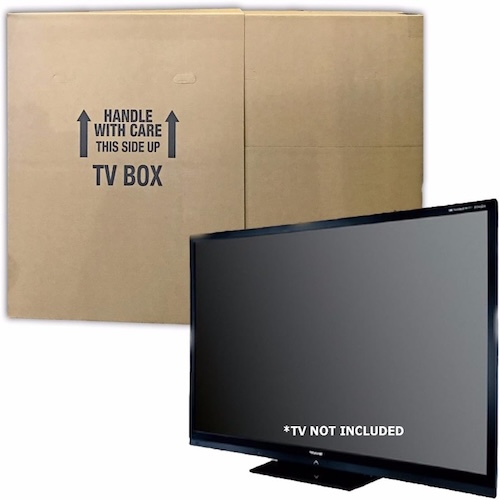 Protective TV moving box